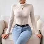 Klassiek Ribbed Knit Bodysuit