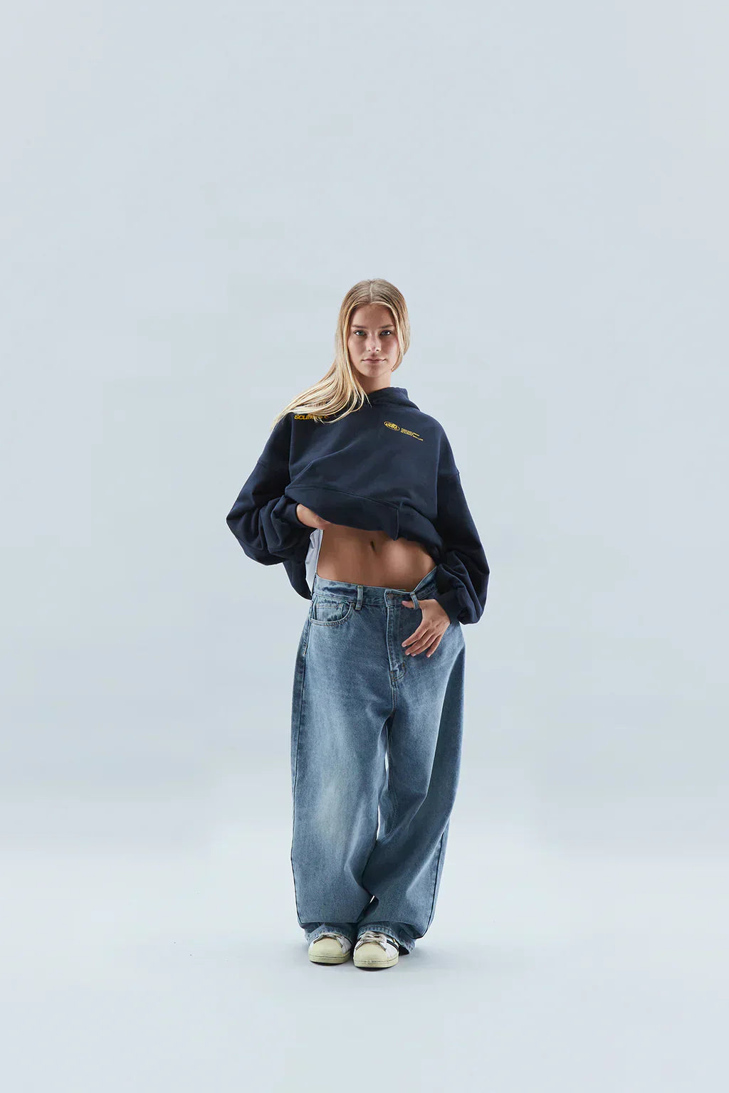 Corliss Dames Hoodie van Katoenmix - Casual Oversized Fit