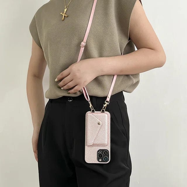 Crossbody Telefoonhoesje met Pasjeshouder