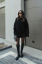 Gebreide Tweedelige Set - Sweater & Rok