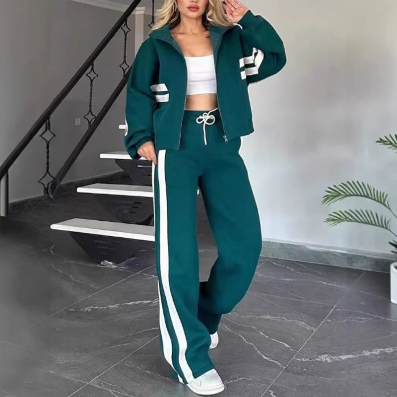 Tracksuit met Contrasterende Strepen