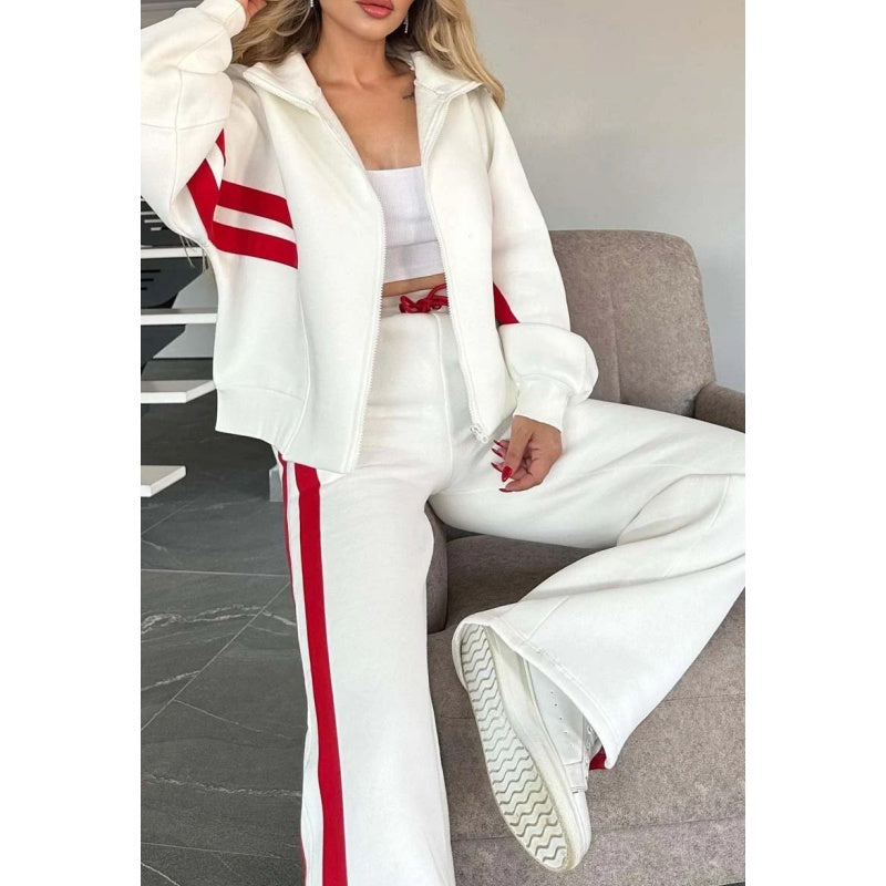 Tracksuit met Contrasterende Strepen