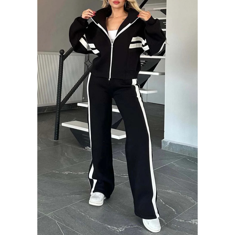 Tracksuit met Contrasterende Strepen