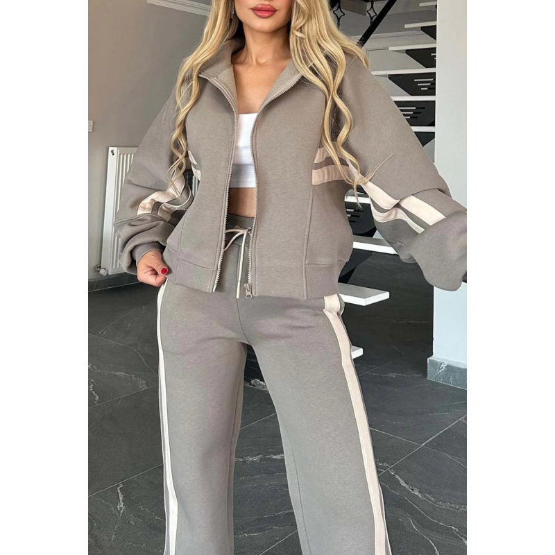 Tracksuit met Contrasterende Strepen